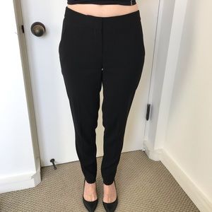 EUC Black slim tailored silhouette Tahari dress/work pant. Size 2